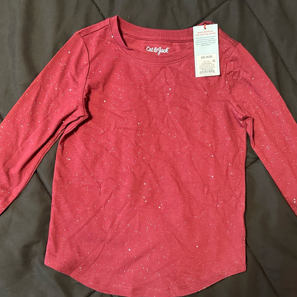 NWT Girls XS long sleeve shirt